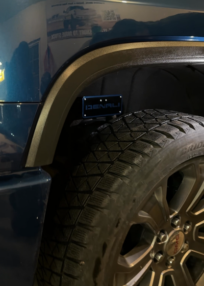 GMC Sierra 1500 coil / strut plates installed 