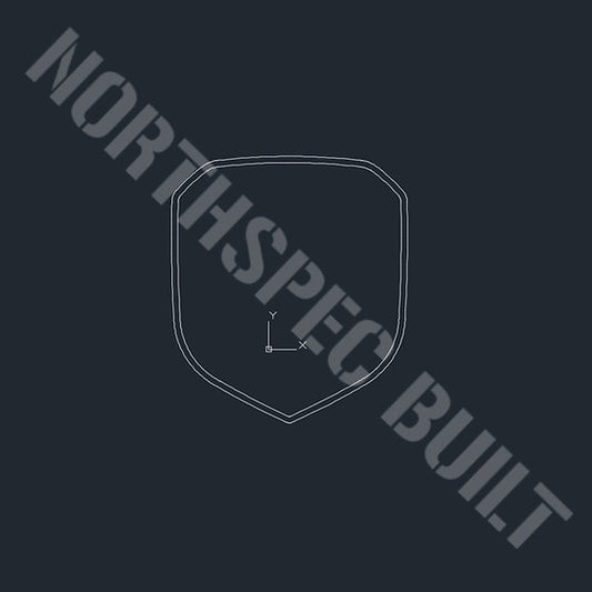 Grille Emblem (2013 - 18 & Classic RAM 1500 / 2500 / 3500) DXF CNC plasma cut File