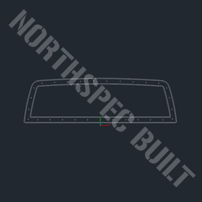 Grille Insert (2010 - 12 RAM 2500 / 3500) DXF File CNC plasma cut file