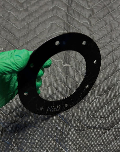 Stainless Steel Exhaust Trim Rings (3", 4", 5", 6" ID)