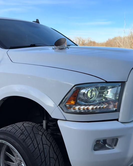 5" MINI Short Miter Cut Hood Stack