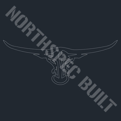 Longhorn Emblem DXF File