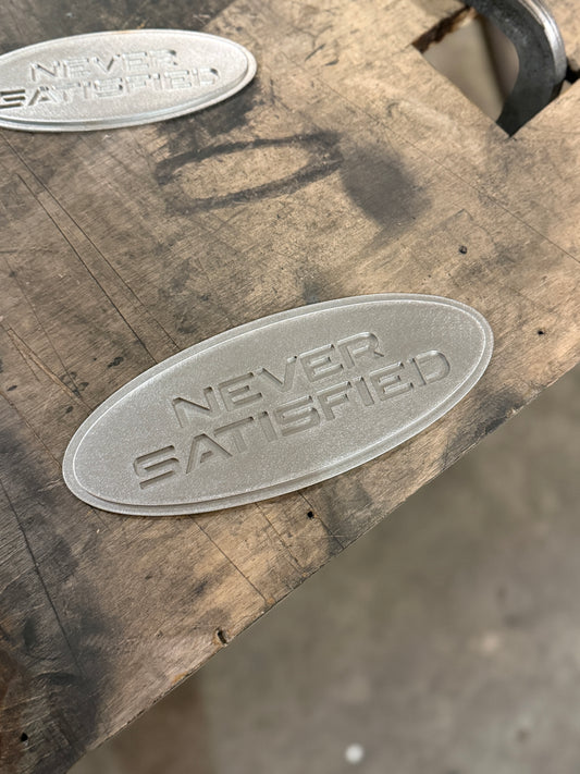 9" Oval Emblem (2005 - 07 Ford Superduty Grille and Other Models) DXF File