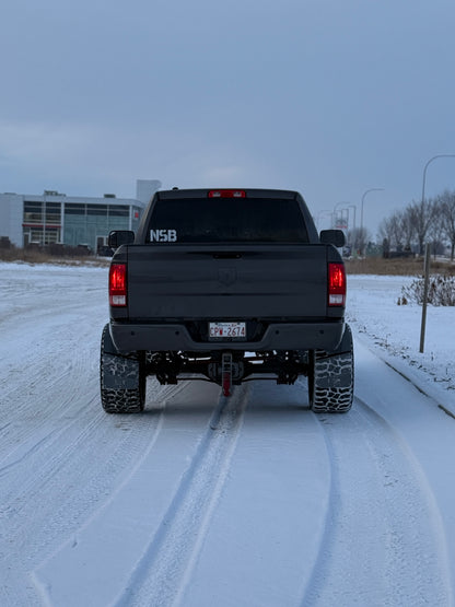 Clear Lexan Kick Back Mud Flaps (12" Wide Universal Fitment)