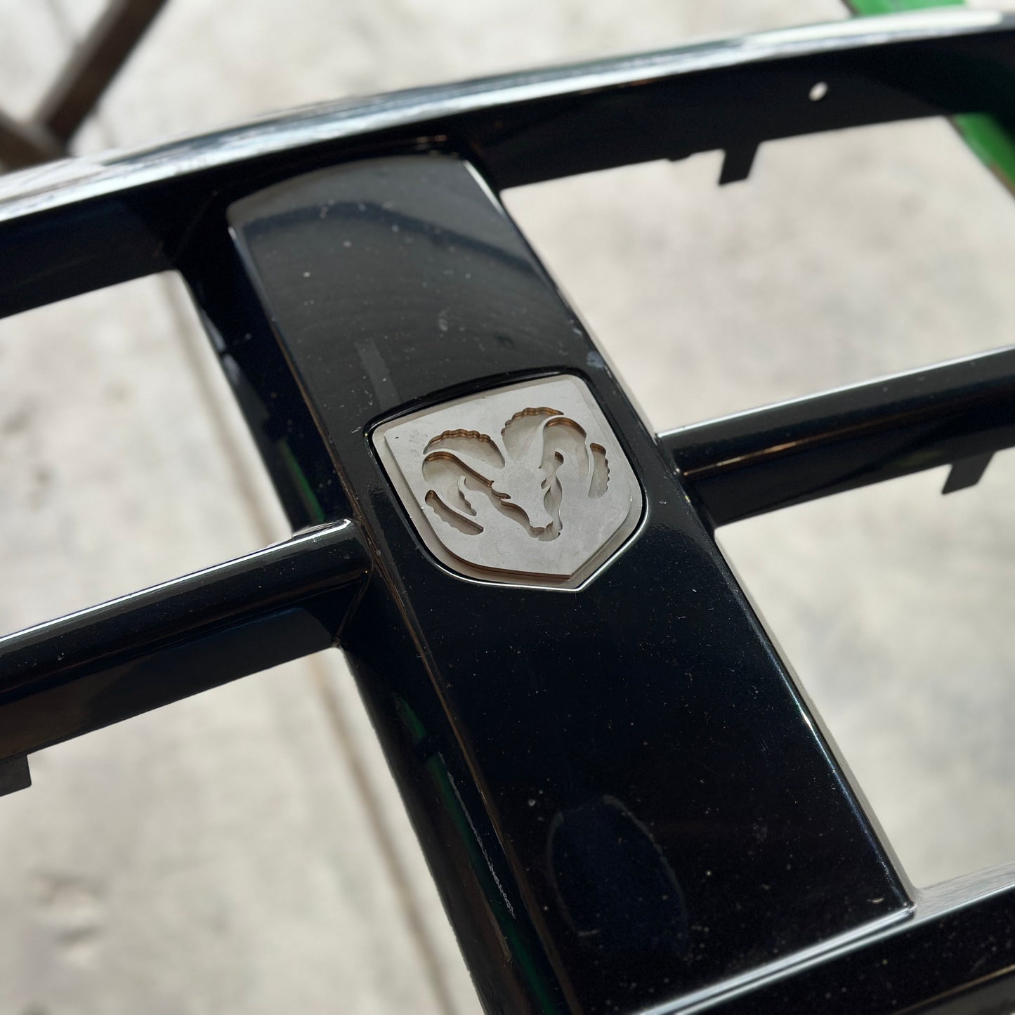 RAM SKULL Grille Emblem (Late 3rd gen Dodge RAM)