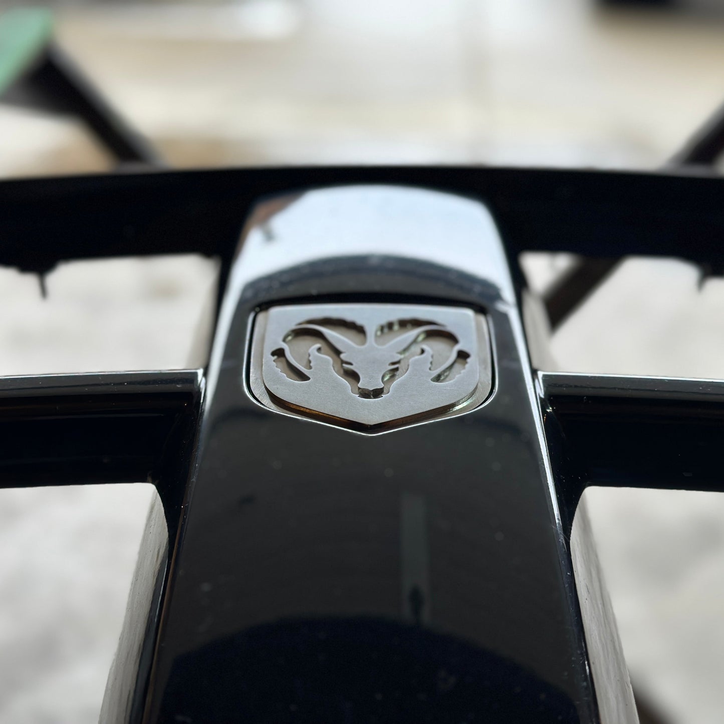 RAM SKULL Grille Emblem (Late 3rd gen Dodge RAM)