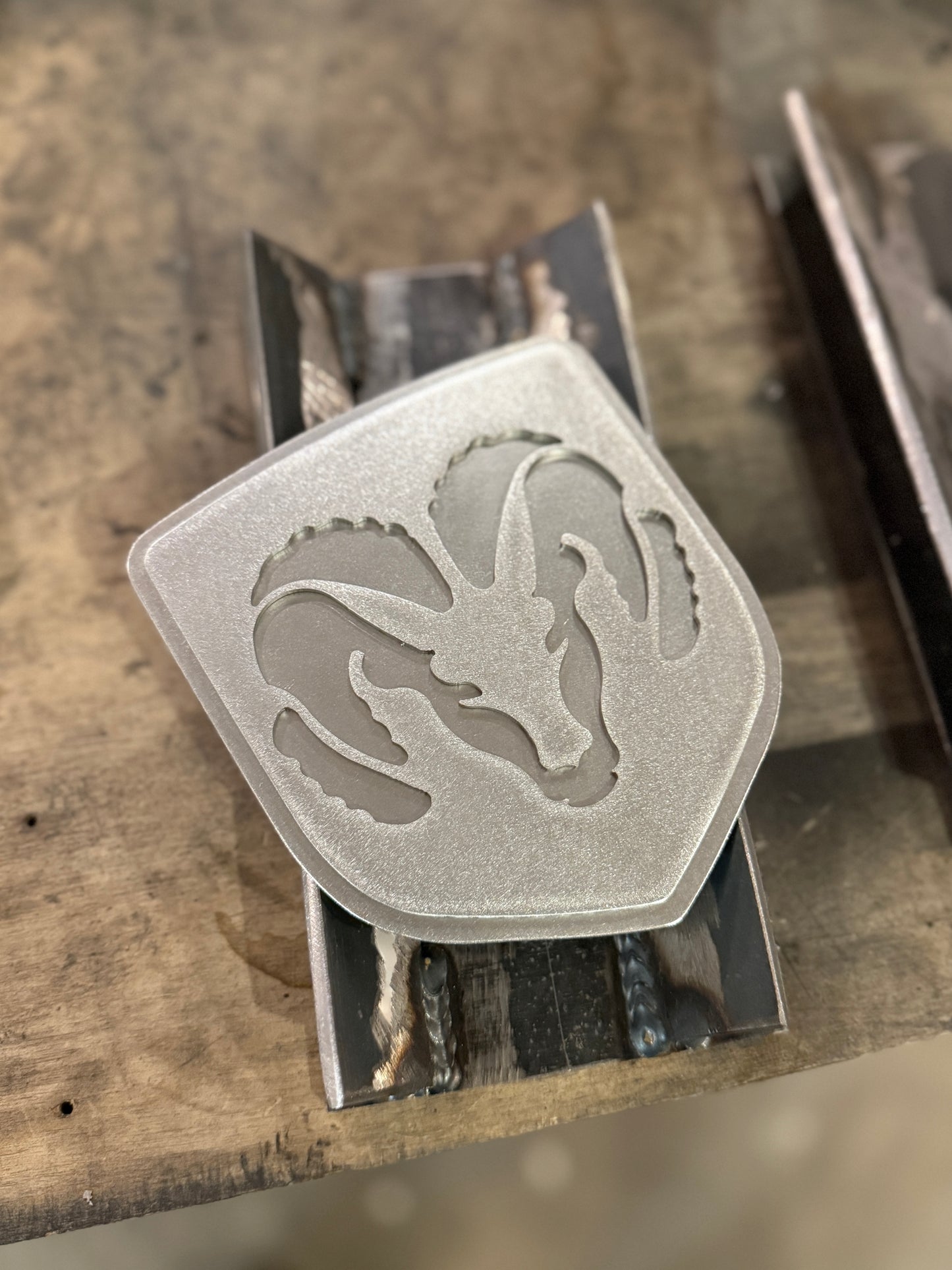 Stainless Grille Emblem (2009 - 2012 RAM, see fitment)