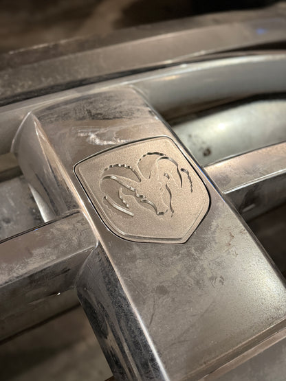 Stainless Grille Emblem (2009 - 2012 RAM, see fitment)