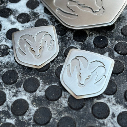 RAM SKULL Grille Emblem (Late 3rd gen Dodge RAM)