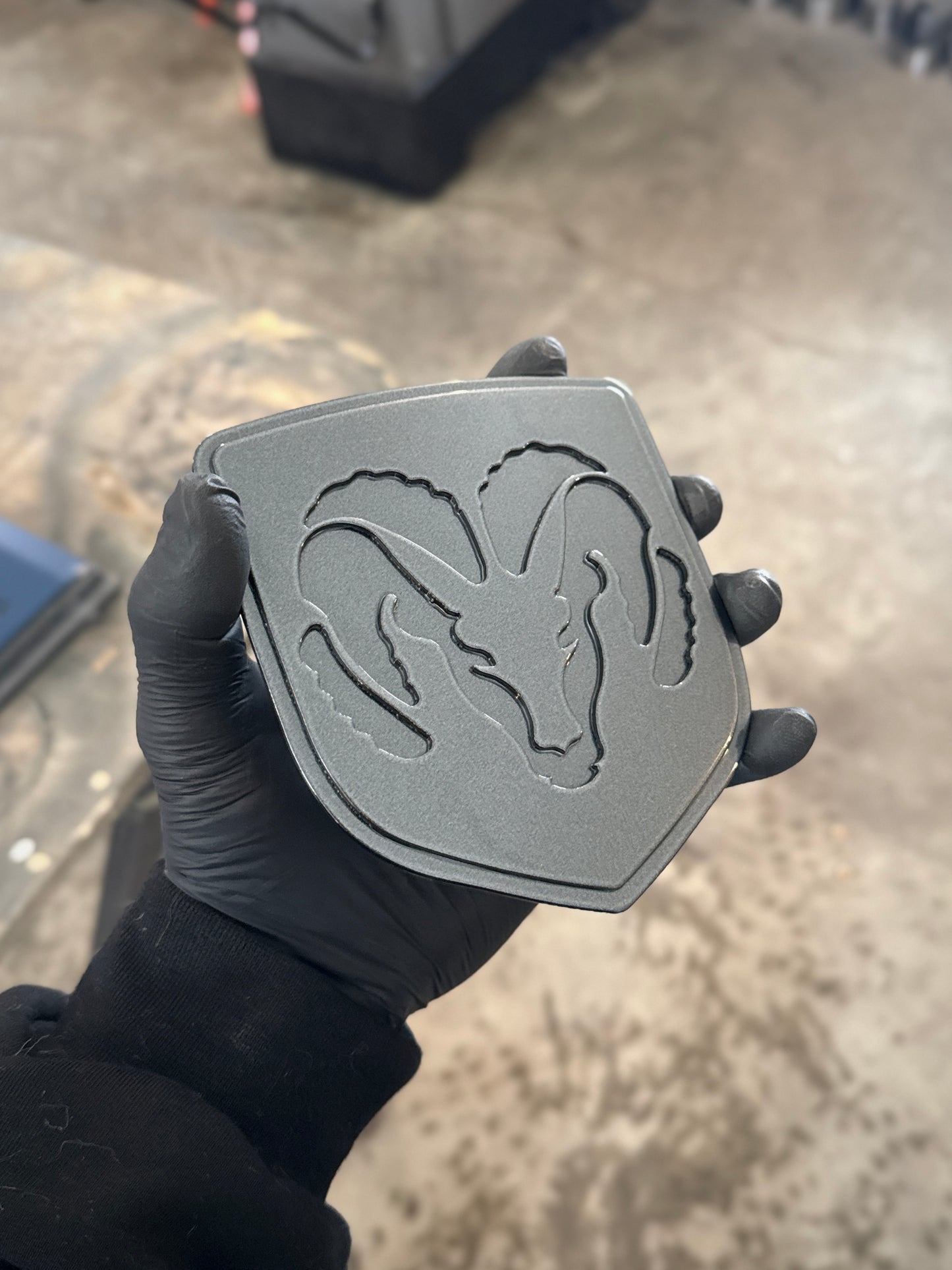 Stainless Grille Emblem (2009 - 2012 RAM, see fitment)
