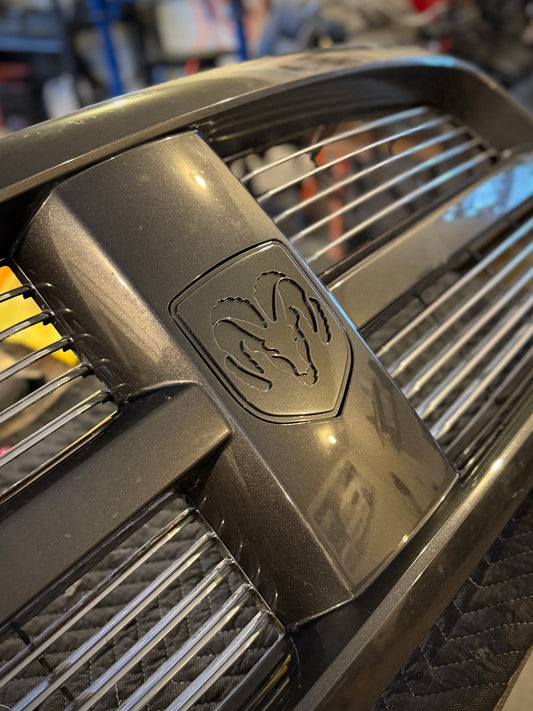 Stainless Grille Emblem (2009 - 2012 RAM, see fitment)