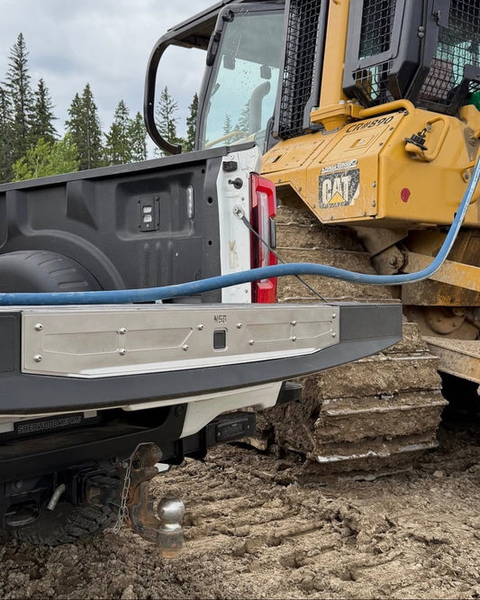 Stainless Tailgate Step Cover (2017 - 2025 Ford F250/F350) (replaces OEM plastic panel)