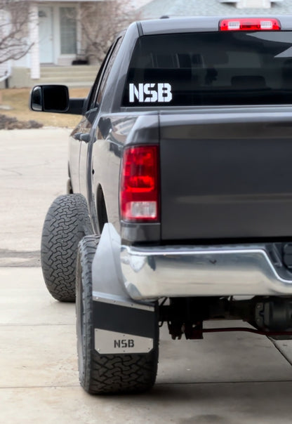 12" Kick Back Mud Flaps (Universal Fitment) best quality