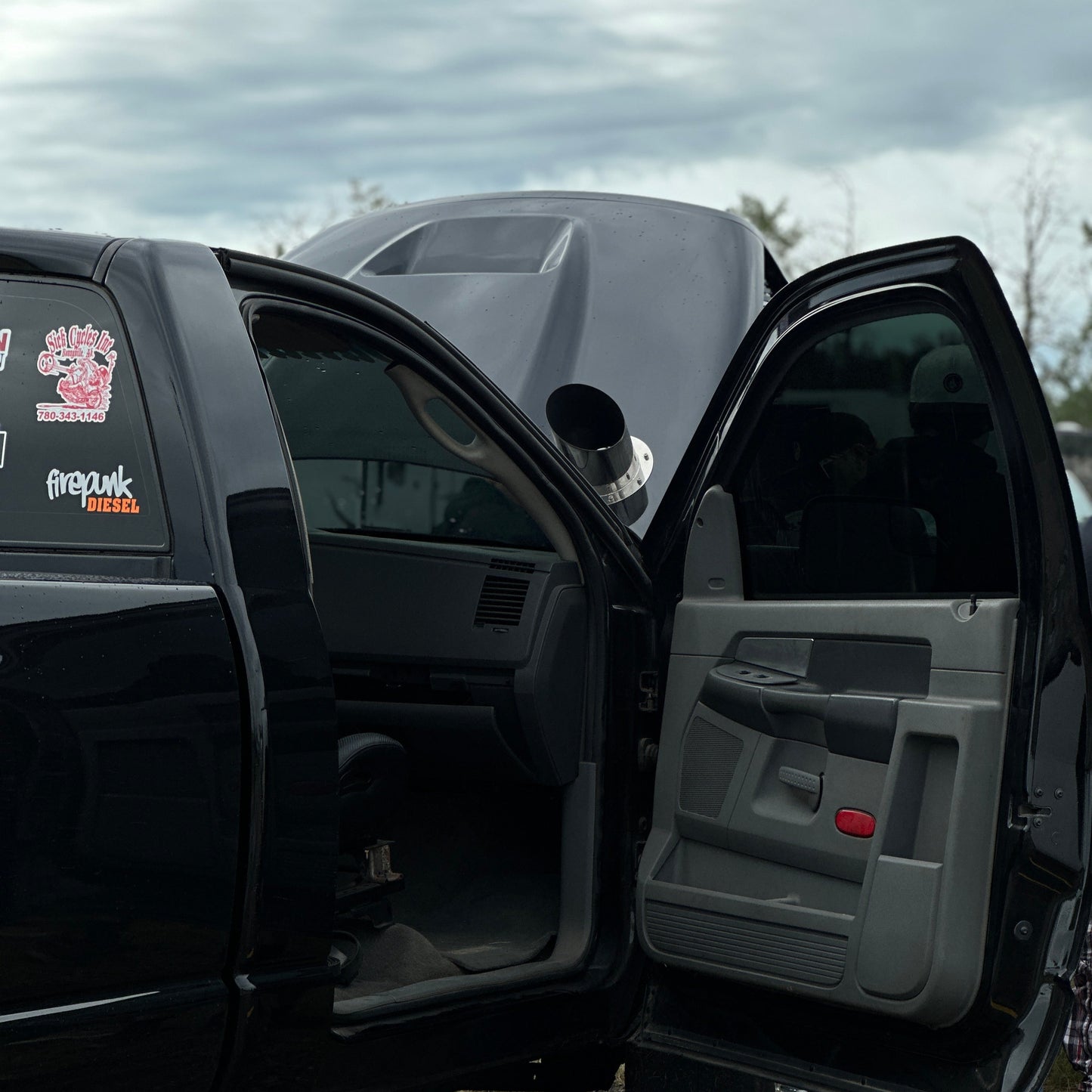 NSB 6 inch hood stack tip installed