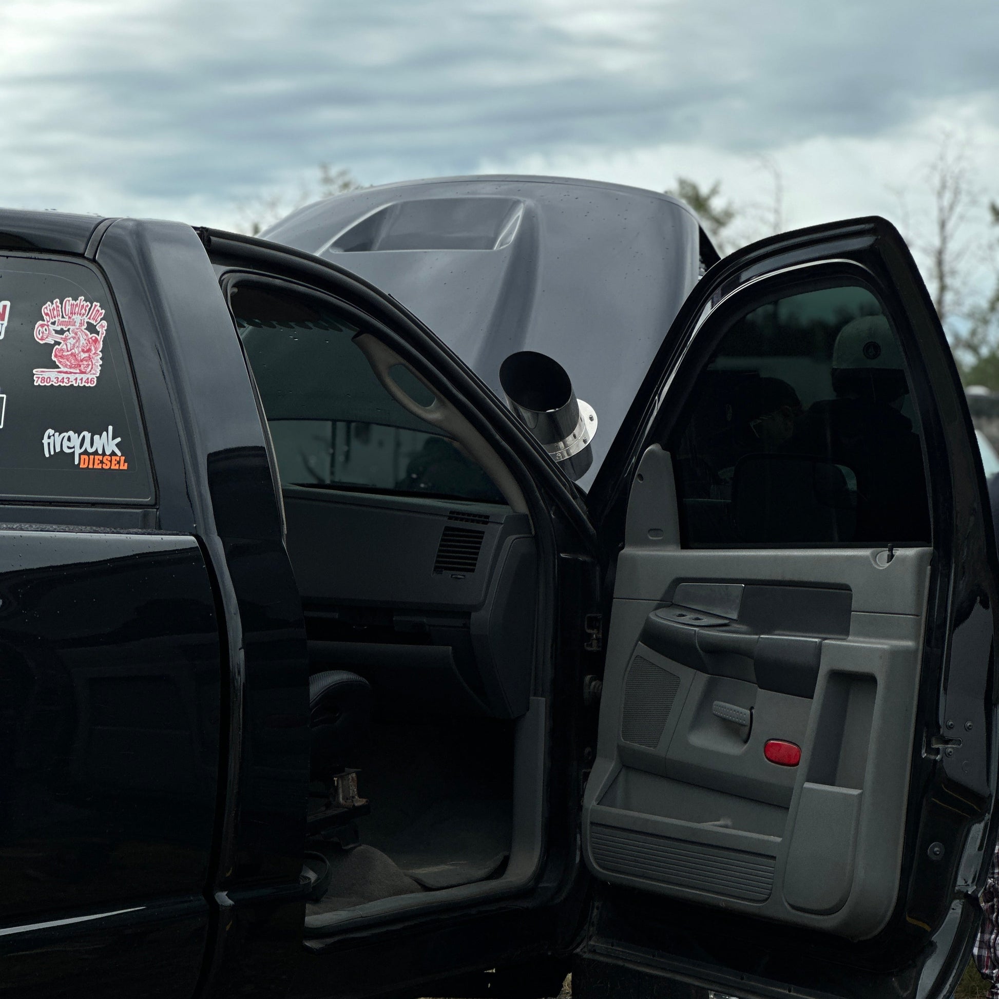 NSB 6 inch hood stack tip installed