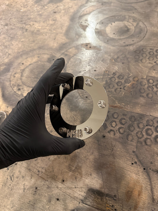 NSB wastegate trim ring polished stainless steel 