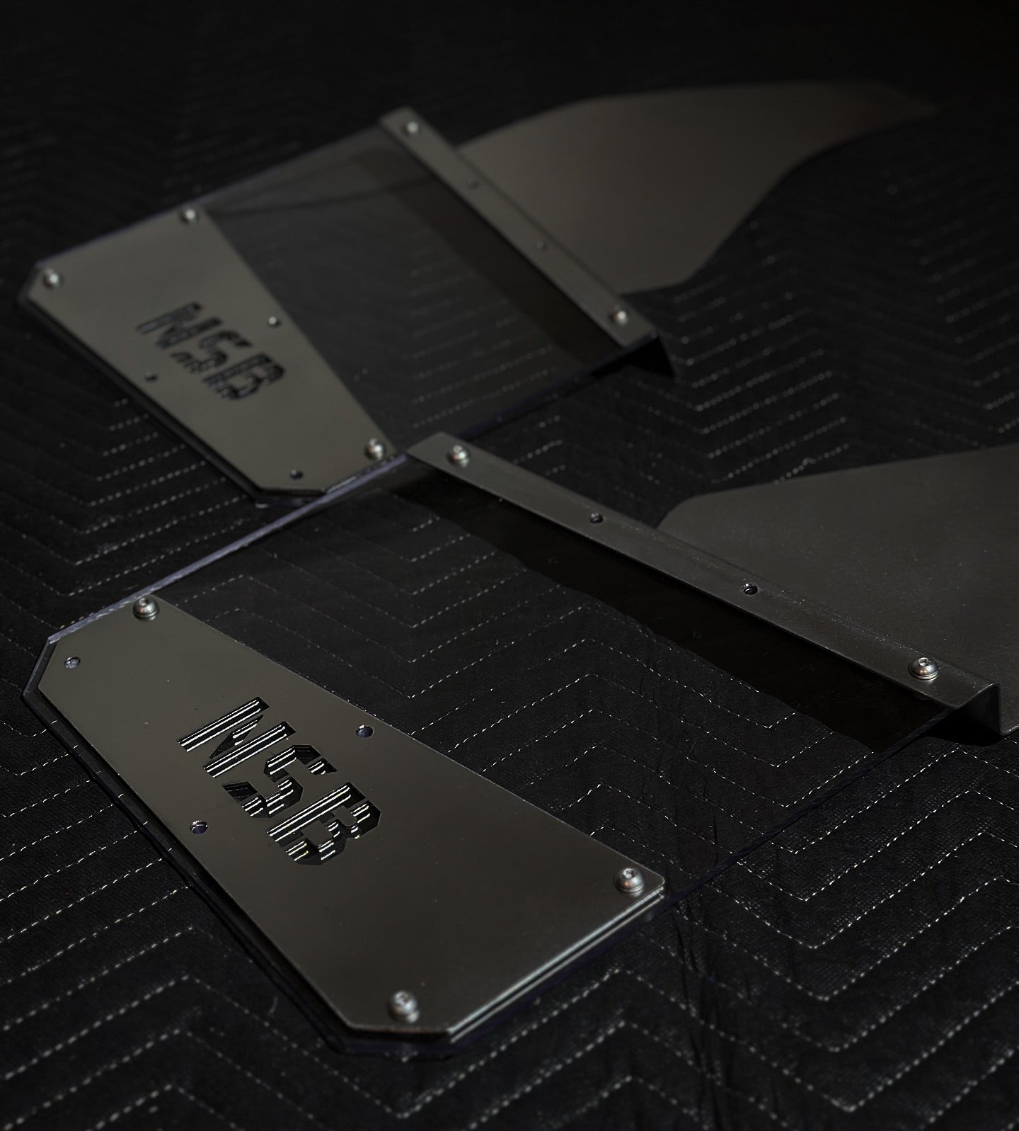 NSB kick back mud flaps 12 inch wide universal fitment