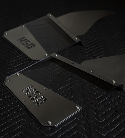 NSB kick back mud flaps 12 inch wide universal fitment
