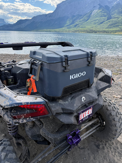 Northspec Built Can-Am Maverick X3 Bed cooler tie-down