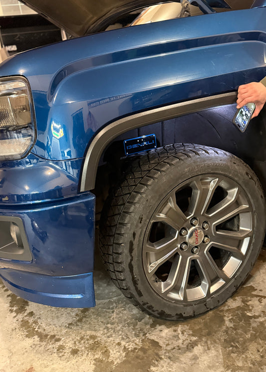 Northspec Built Denali Strut Plates installed GMC Sierra 1500