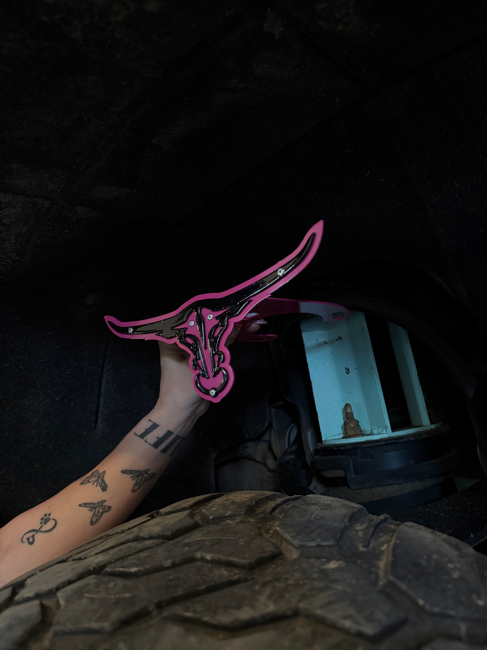 Northspec Built Longhorn Strut Plates installed duramax