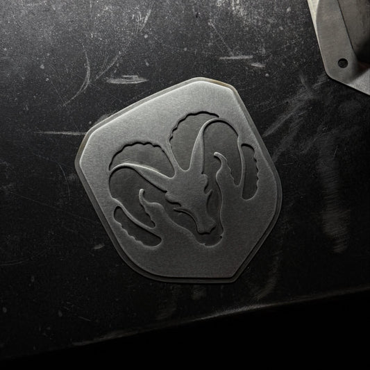 Northspec Built Stainless OEM Grille Emblem replacement (2013 - 2018 RAM)