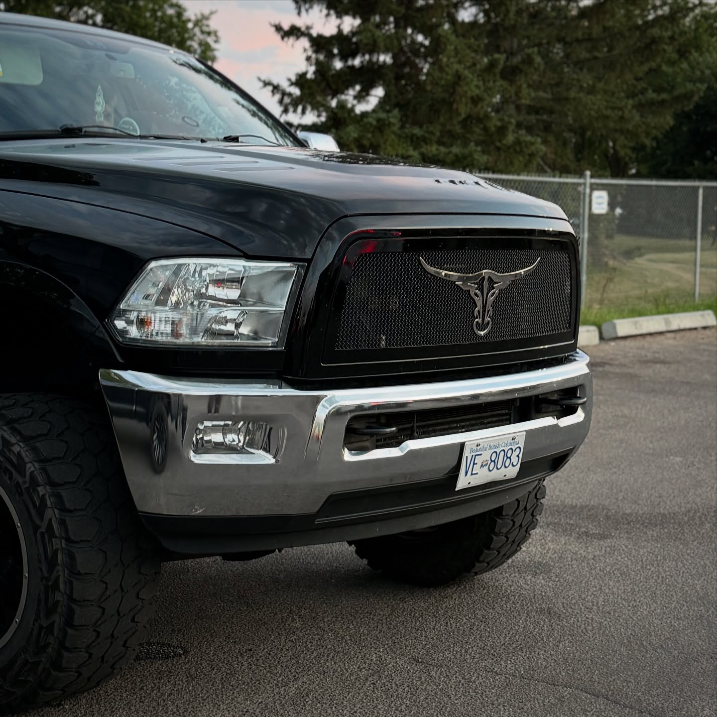 custom Ram 2500 longhorn grille emblem stainless steel