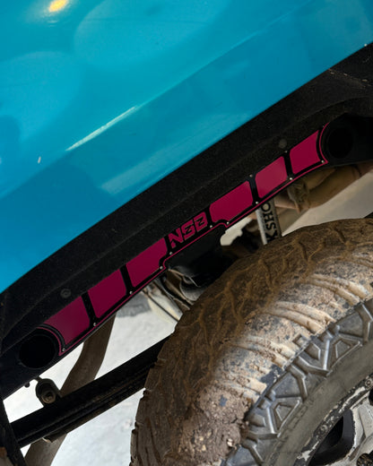 Rear Frame Overlays (2015 - 2018 Chevy/GMC 1500) Northspec Built installed top view