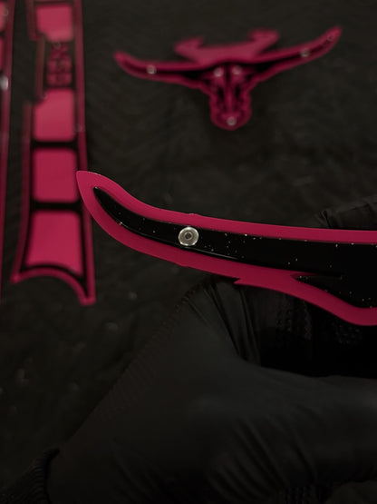 Northspec Built Silverado Strut plate closeup 