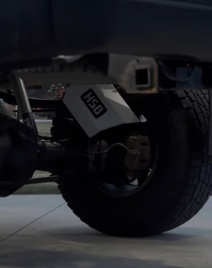 White Octagon axle dump  8" GEOMETRIC Exhaust Tip
