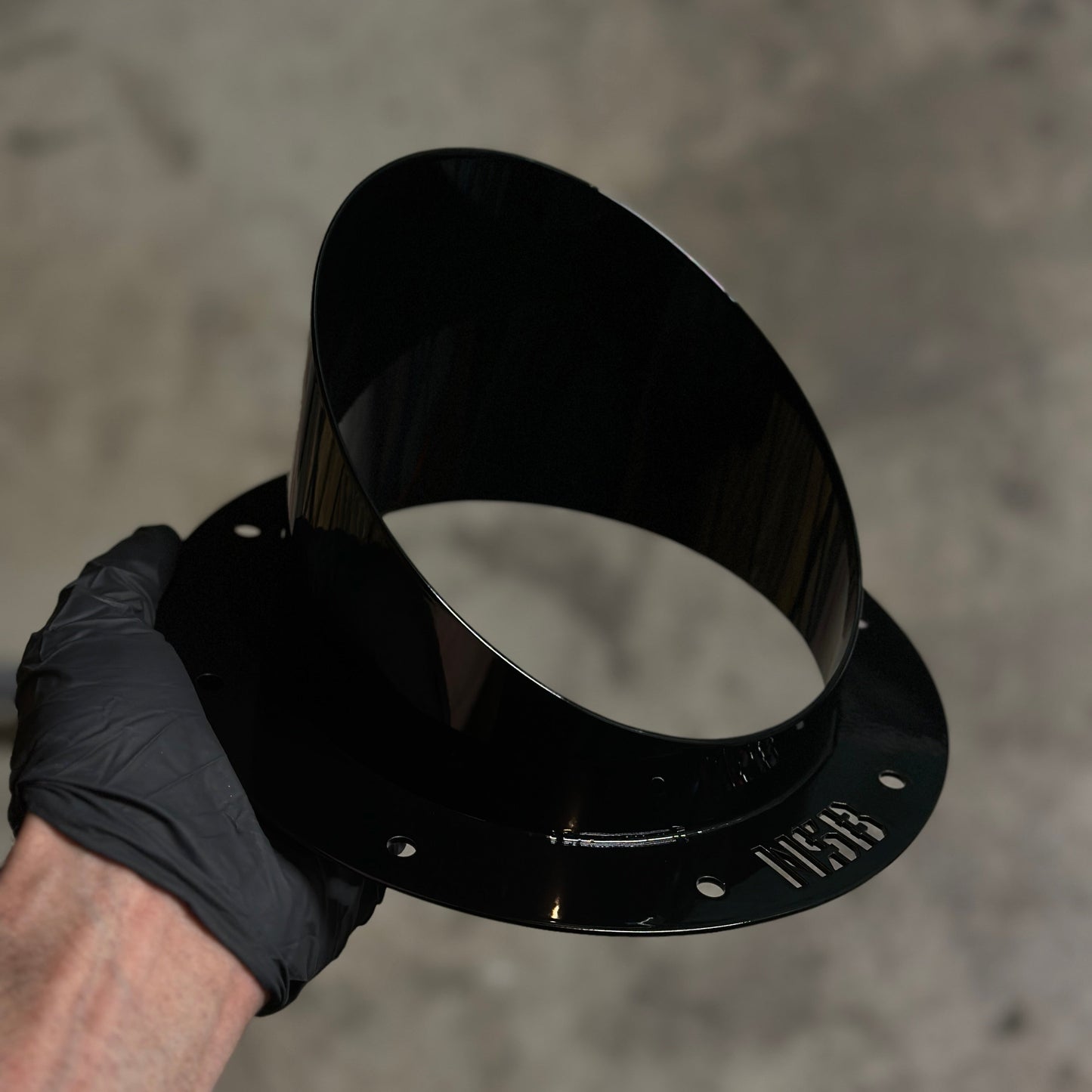 diesel exhaust hood stack tip gloss black