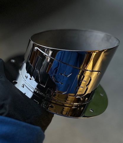 diesel truck exhaust tip hood exit polished