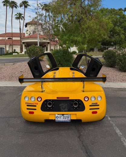 nsb trim rings on an ultima GTR custom built exhaust system