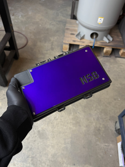 4th - 5th gen ram cummins custom fuse box cover powder coated to match engine bay