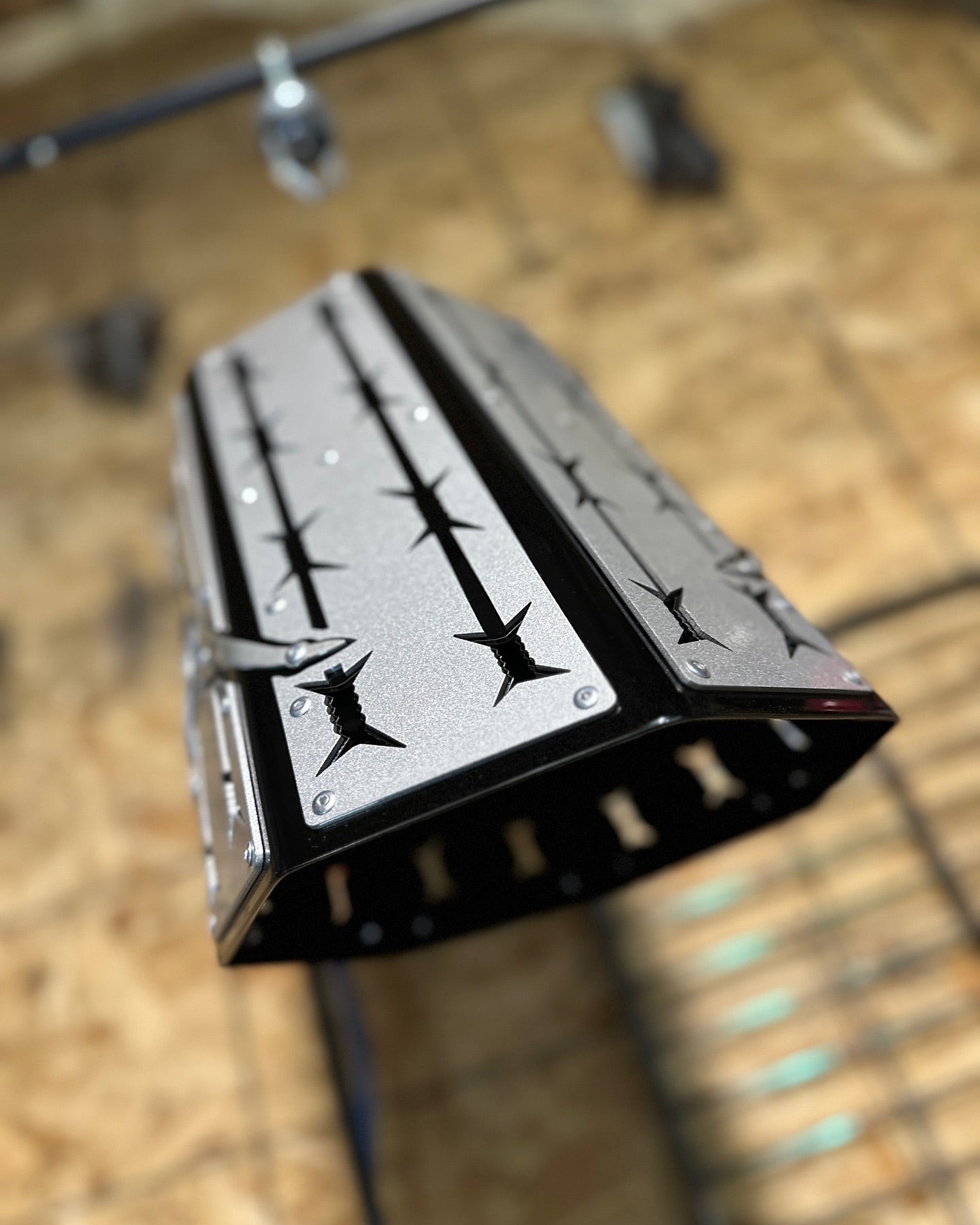 longhorn barbed wire exhaust tip 