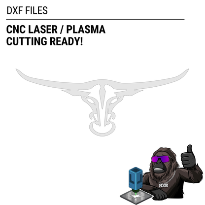 Longhorn Emblem DXF File