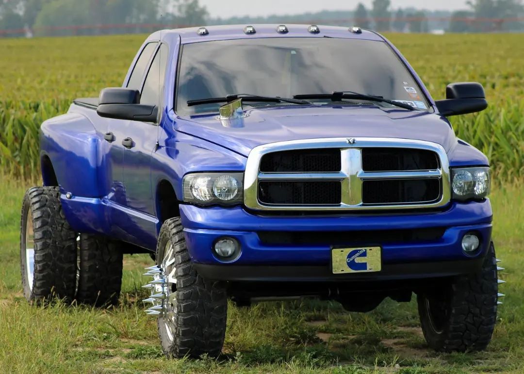 polished Stainless Steel Hood Stack installed on a cummins 