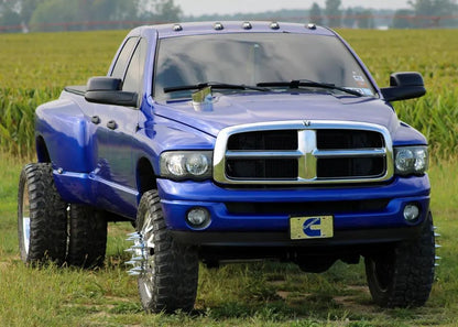 polished Stainless Steel Hood Stack installed on a cummins 