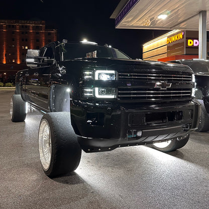 polished diesel custom diesel hood stack 