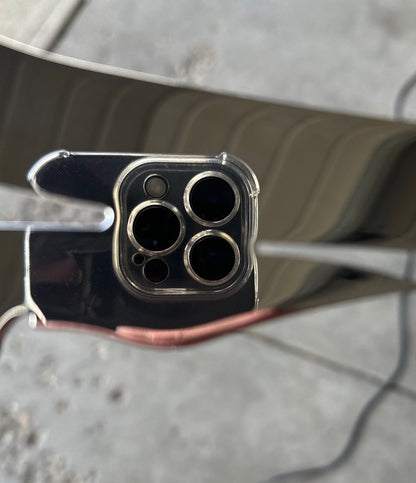 polished longhorn stainless steel grille emblem close-up 