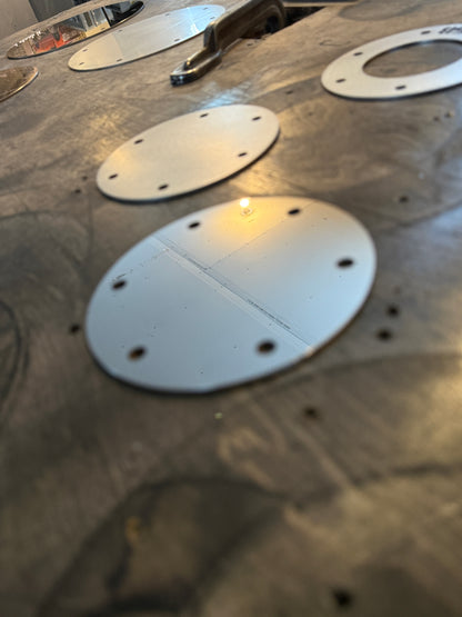 small hood stack hole cover plate stainless steel Northspec Built