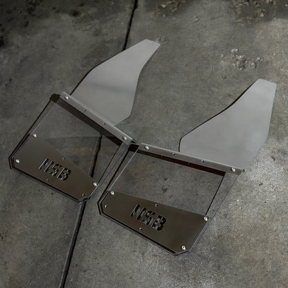 transparent_mud_flaps universal fitment with raw steel plates made in canada by NSB